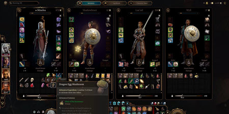 Baldur’s Gate 3: Inventory and crafting: Image via Larian Studios