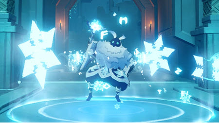Pyro for Cryo shields, Cryo for Pyro shields, Hydro for Pyro, etc. in Genshin Impact, Image via: HoYoverse