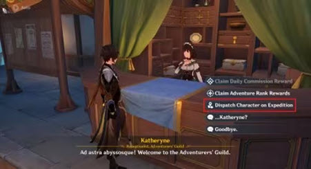 Genshin Impact: Choosing Characters for Expeditions, Image via: HoYoverse