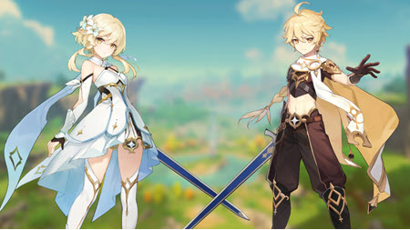 Basic Walkthrough for Genshin Impact: Select Your Traveler: Image via: HoYoverse